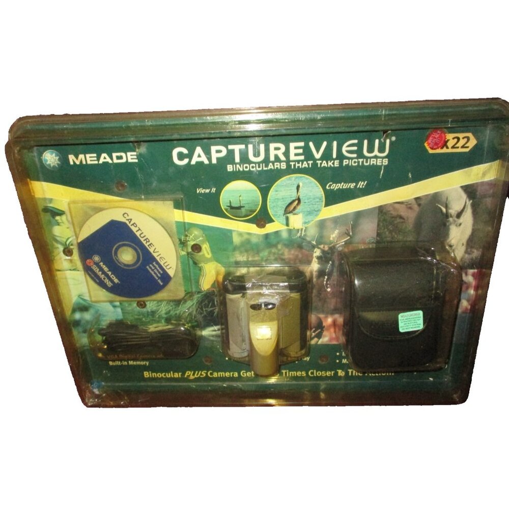 Meade Captureview 8x22 Integrated Roof Prism 3.0MP Digital Camera Binocular